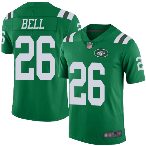 New York Jets Limited Green Youth LeVeon Bell Jersey NFL Football #26 Rush Vapor Untouchable->women nfl jersey->Women Jersey